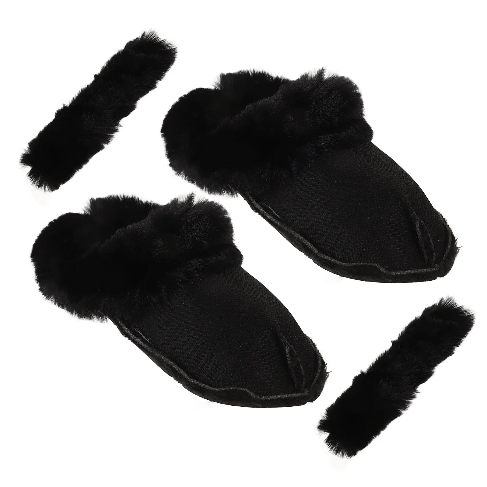 

1 set Winter Warm Inserts Detachable Hole Liners Thick Cozy Inserts For Slippers Shoe Insoles Replacement Warm Hole Shoe Insert