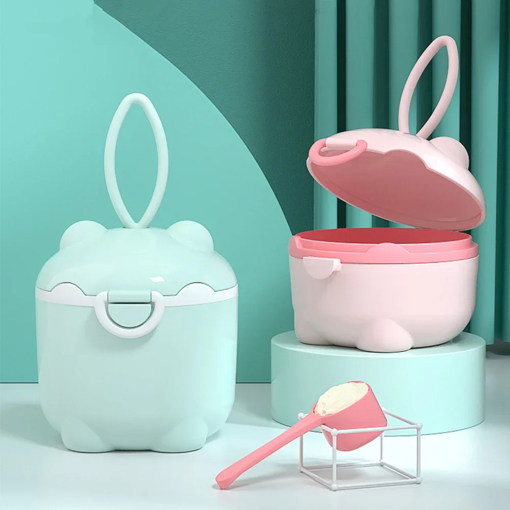 

Milk Powder Box Baby Milk Powder Portable Cute Pig Food Storage Box Essential Cereal Infant Toddle Snacks Container NO BPA