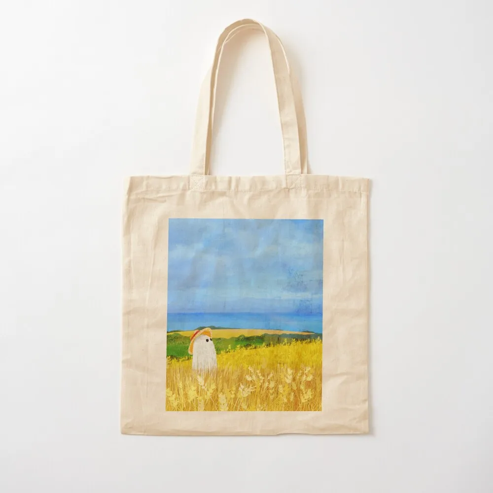 هناك شبح في حقل القمح حمل حقيبة اليد حمل حقيبة حمل حقائب نسائية التسوق المحمولة