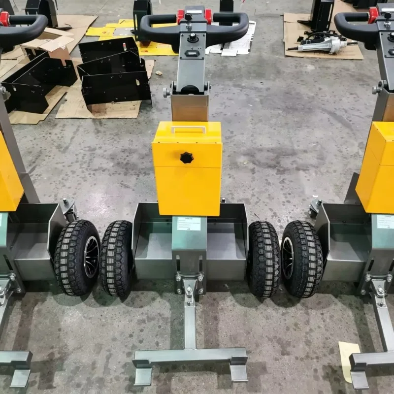 New 1000KG Heavy Duty Electric Tugger Tow Tractor Smart Control Handle Customizable Industrial Power Tow Solid Rubber Wheels