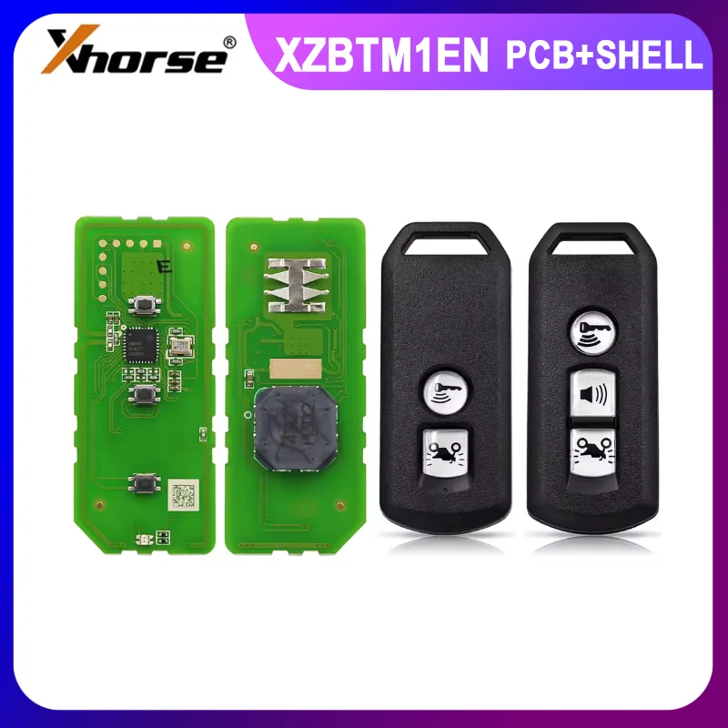 

Xhorse VVDI XZBTM1EN Universal Remote Key for Honda Motorcycle K01 K77 K96 K97 2/3 Buttons 434MHz ID47 Chip with Lago