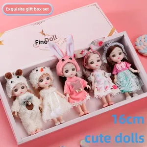 باربي الأميرة هدية مربع مجموعة ملابس الفتاة قابلة للتبديل واقعية لعبة دمية بالجملة الصين البر الرئيسي BJD دمى أفضل 8 دمى باربي رخيصة مبيعا - No8