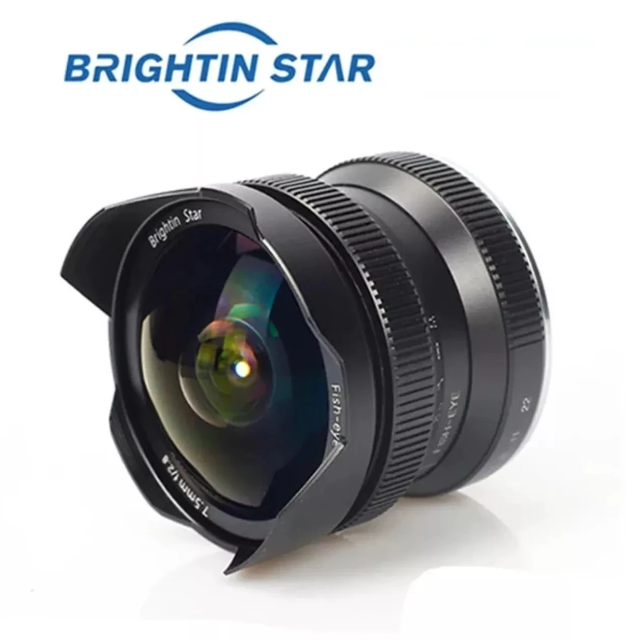 

Brightin Star 7.5mm F2.8 III V3.0 Large Aperture Fisheye Lens for Canon RF E Fujifilm X M43 Camera Mount