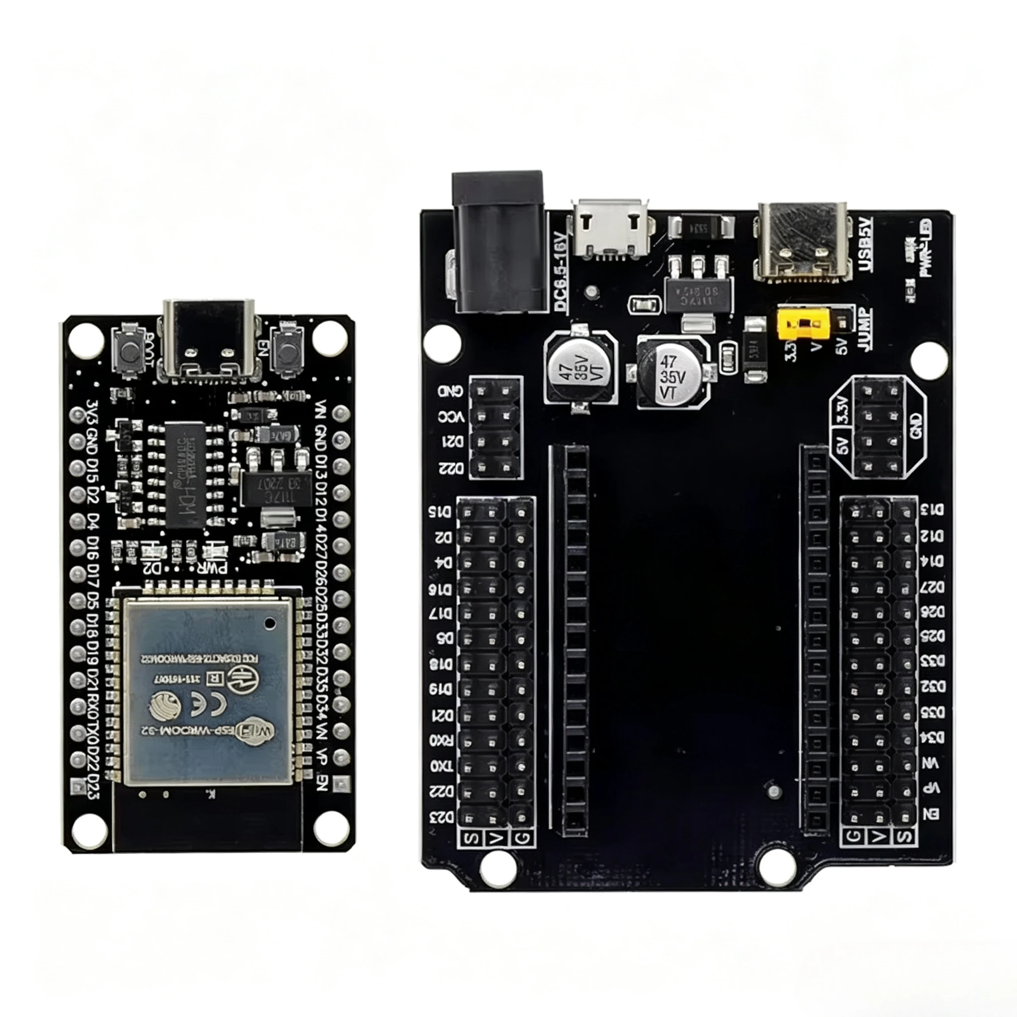 ESP32 Development Board TYPE-C USB CH340C WiFi+Bluetooth Ultra-Low Power Consumption Dual Core ESP32-DevKitC-32 ESP-WROOM