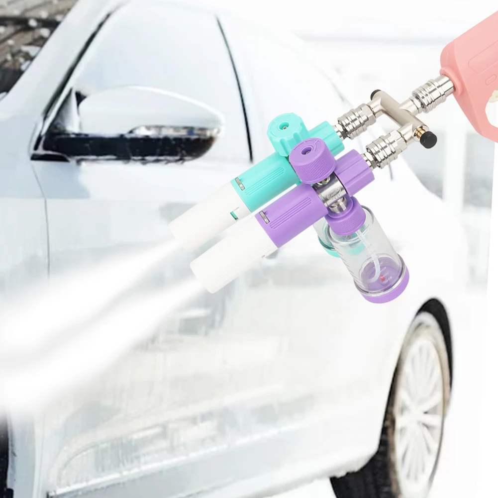 Pressure Washer Nozzle Tips 1/4 Inch Quick Connect Pressure Washer Dual Nozzle Power Washer Nozzle Tip Car Cleaning Tools