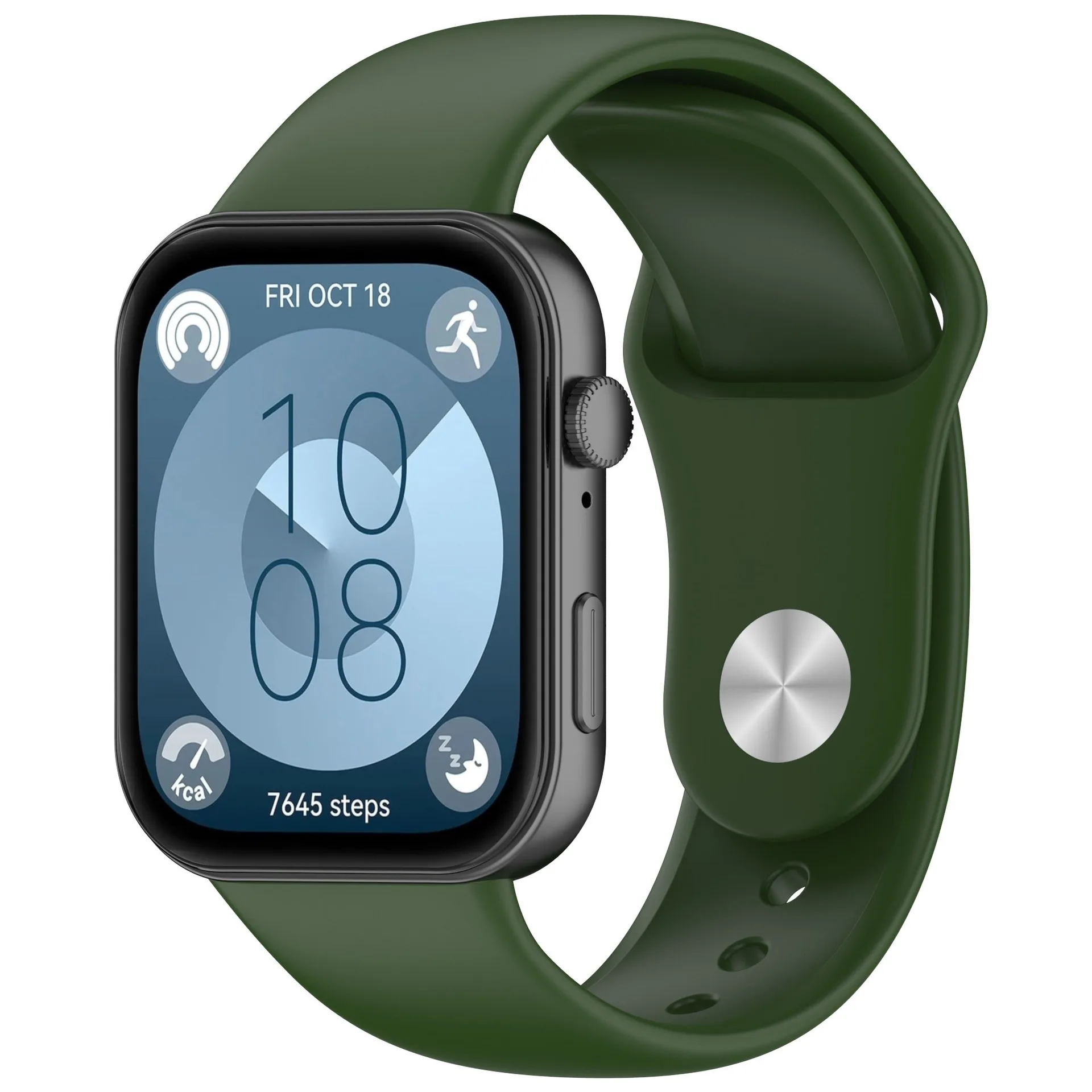 حزام سيليكون أصلي لساعة Huawei Watch Fit 3/4/4Pro سوار معصم رياضي ناعم وخفيف الوزن لساعة Huawei Watch Fit 3-4 حزام ساعة اليد