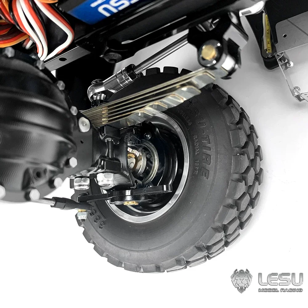 

LESU 1/14 RC Truck model toy Aluminum alloy simulated front wheel hub modified Accessory W-2018 Truck DIY Parts Toys