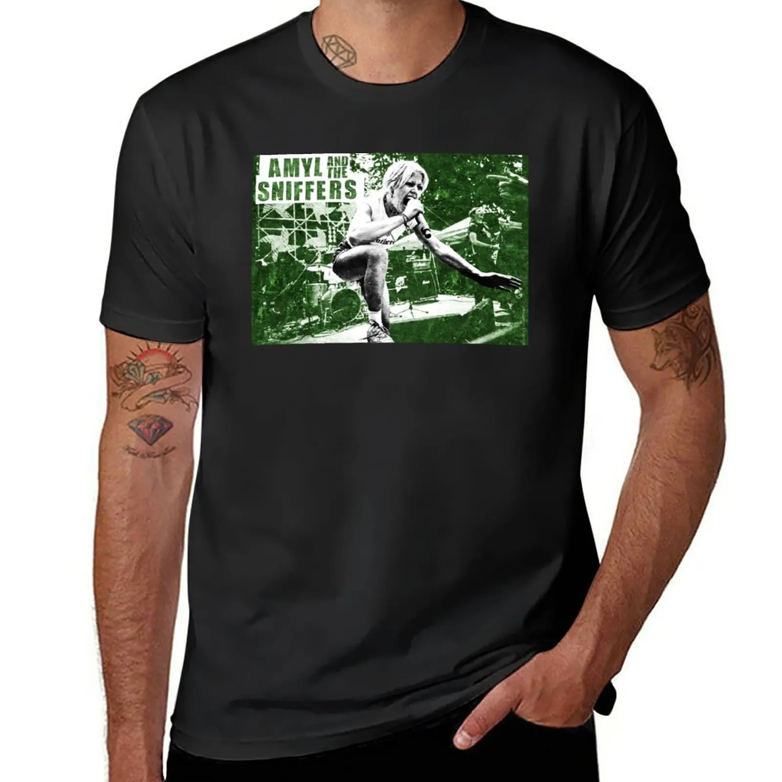 New Amyl and the sniffers T-Shirt boys t shirts T-shirt short Men's t shirts