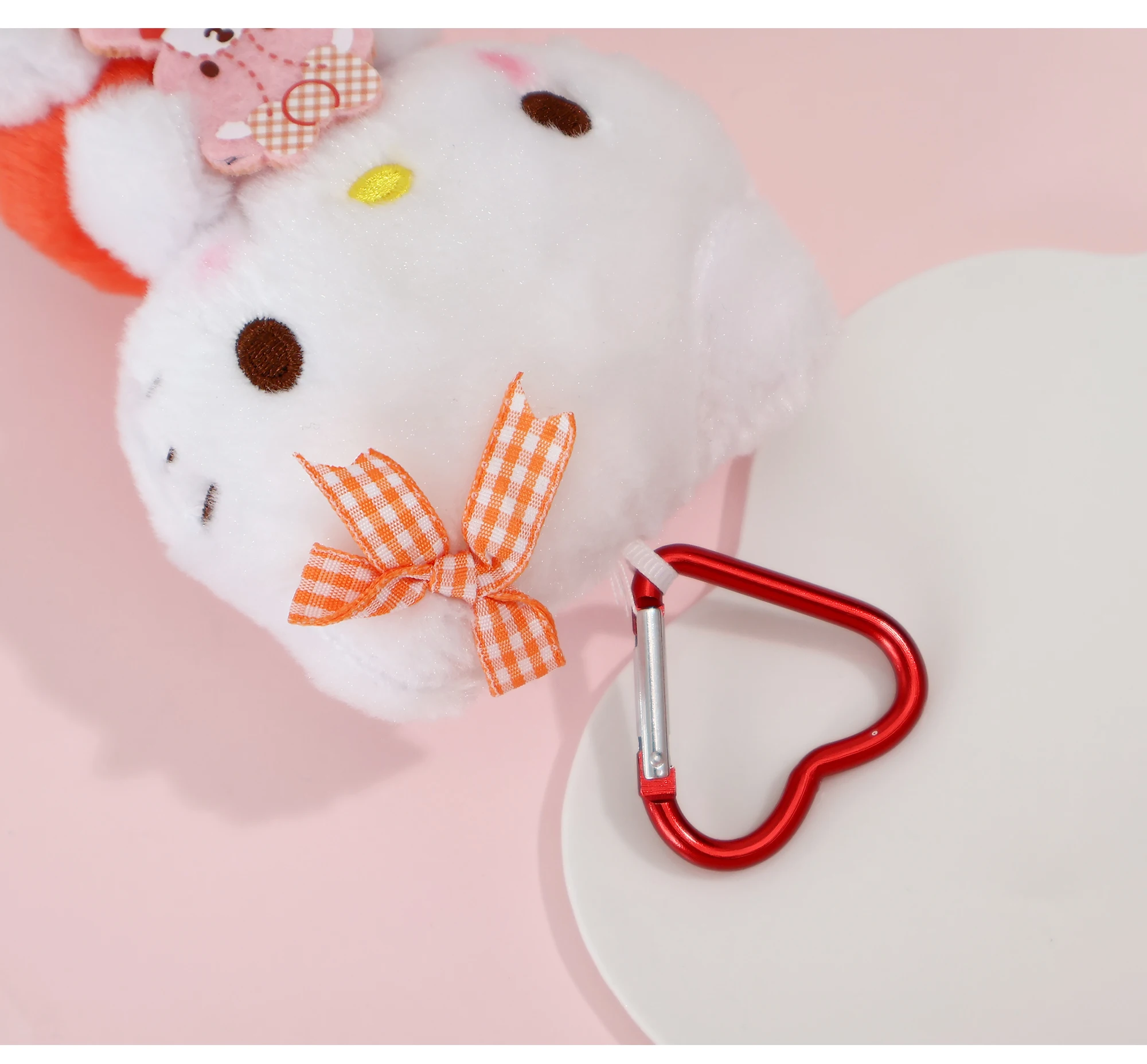 Original Sanrio Hello Kitty Kuromi Melody Pochacco Cinnamoroll Stofftier Anhänger Niedliche Plüschtiere Schlüsselanhänger Schlüsselanhänger Geburtstagsgeschenk – Detail 13