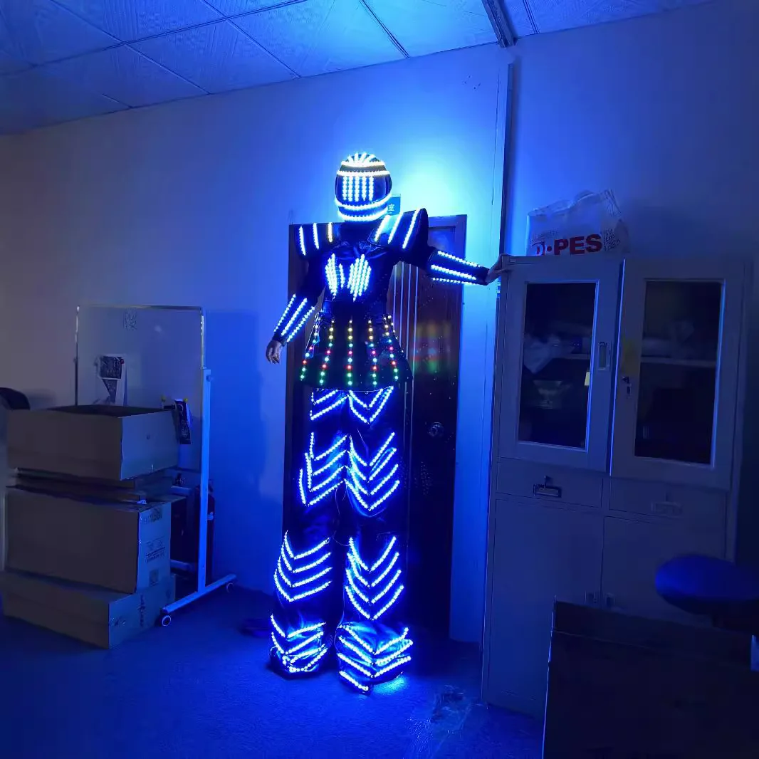

Women's Stilt Clothing Stage Performance Bar Night Club Atmosphere LED Luminous Performance Props Clo