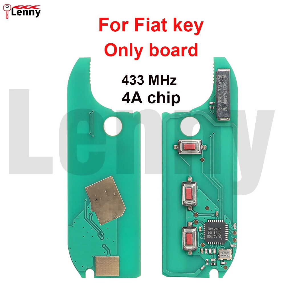 Lenny FCC ID:A2C86460000 433MHz 4A-chip car remote flip key for  Fiat Mobi Uno Fiorino E Mais Strada Peugeot Citroen Fob Control