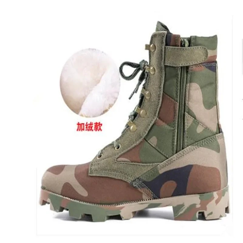 

size 38 45 New Men Tactical Combat Boots Desert Boots Hiking Camouflage High-top Desert Boots Fashion Work Shoes