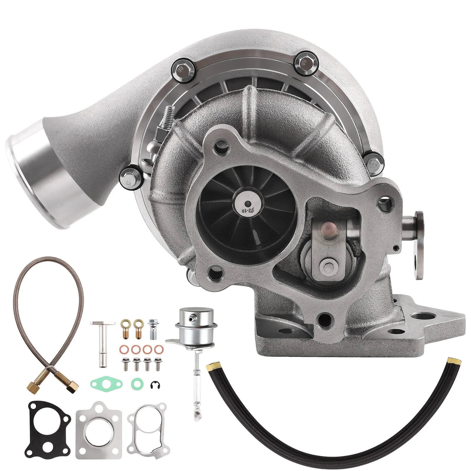For MaXpeedingrods Billet Turbo for Toyota Hilux for Isuzu Dmax Holden Rodeo RC Colorado 4JJ1 Floating Bearing Water+Oil Cooling