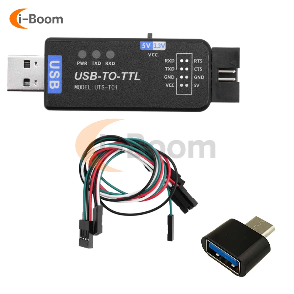 USB to TTL Serial Converter Debugging Download Module CH343G Circuit Protection for Windows Linux Mac Etc Operating Systems