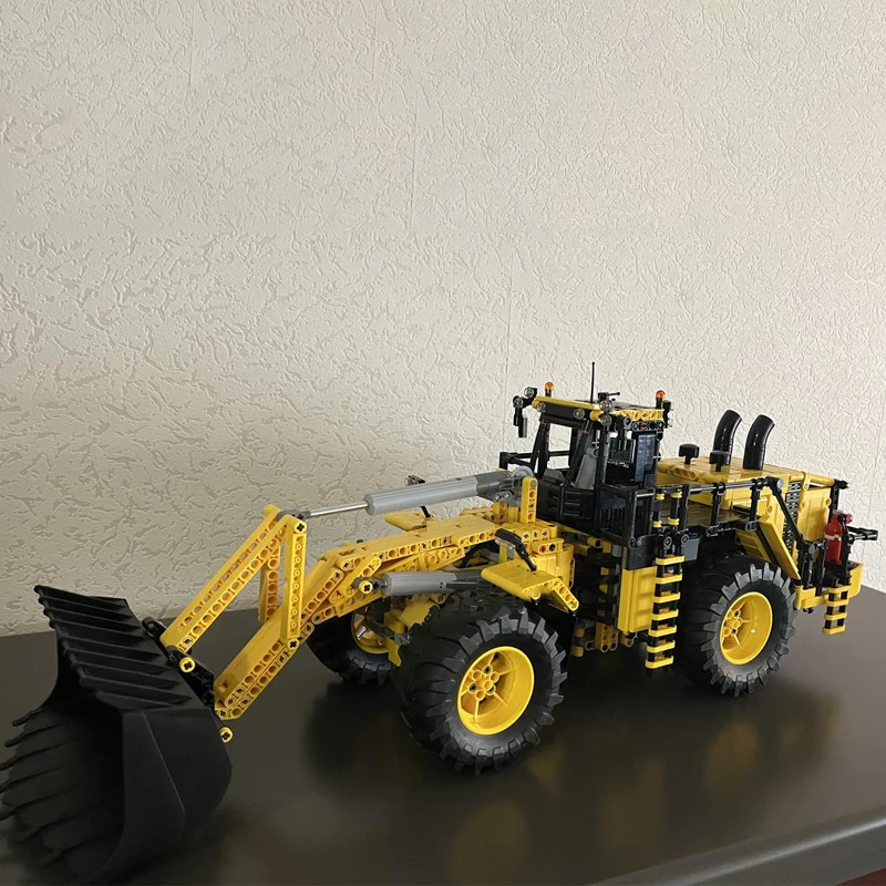 MOC 2147PCS 도시 기술 엔지니어링 RC 1:24 스케일 992K 휠 로더 모델 DIY 크리 에이 티브 아이디어 ChildToy 선물 Technolog 블록