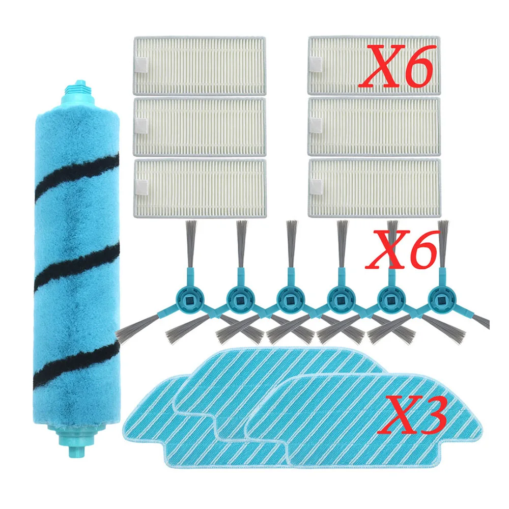 Сменная роликовая щетка, боковая щетка, Швабра для робота-пылесоса Cecotec Conga 4090 4690 5090 Conga 5490, запасные части