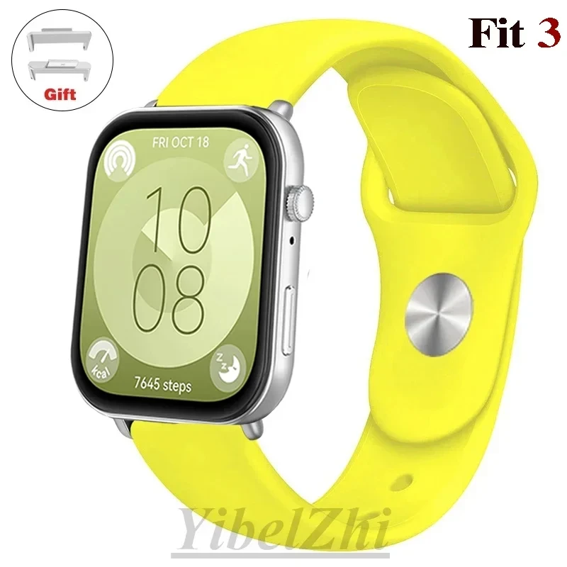 Sport Band For Huawei Watch FIT 3 Strap smart watch Silicone waterproof belt for Huawei Watch fit 2 fit3 watchbands Accessories