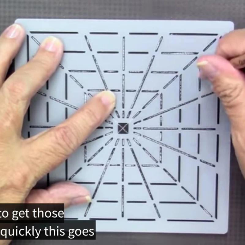 Mandala Template Dot Painting Tool Point Hollow Template Stone Painted Handicraft Creative Drawing Stencils Auxiliary DIY Tool