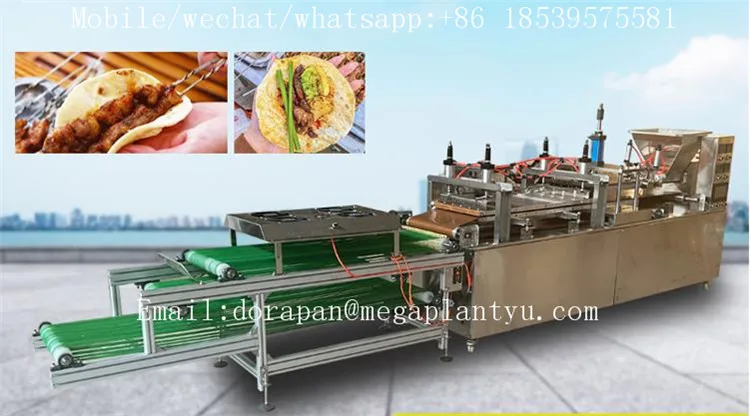 Automatic tortilla press cooking machine taco tortilla making machine