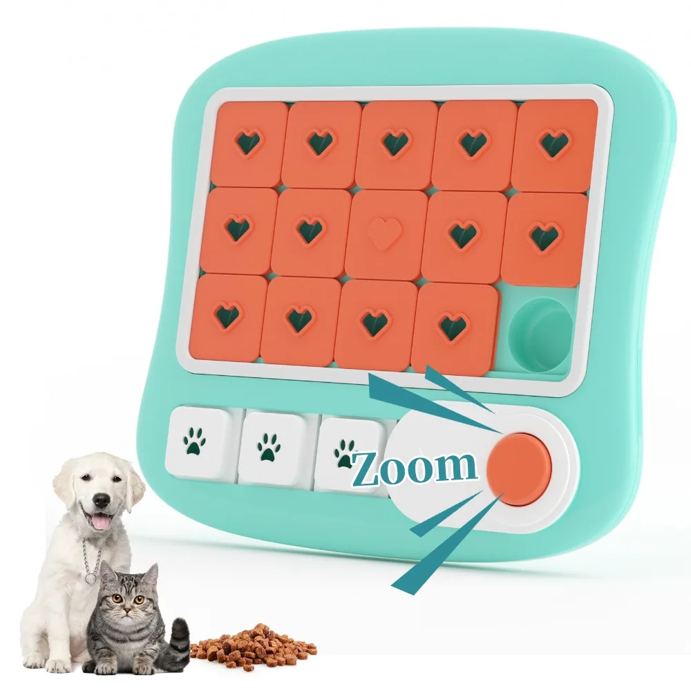 

Sound-producing Dog Toys Slow Feeder with Non-slip Mat BPA Free Interactive Dog Toys Plastic Nontoxic Dog Puzzle Toys Training