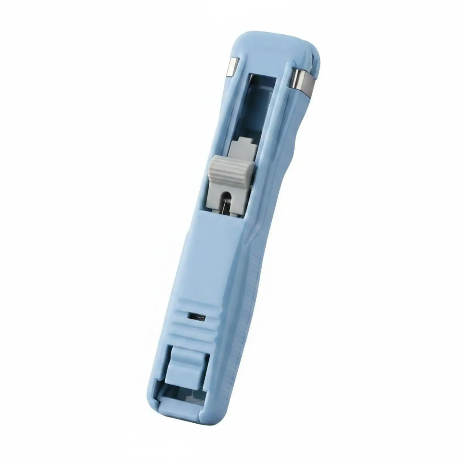 Reusable Push Clip Binder for Paper Document Clips Office Supply Metal Plastic Fastener Holder