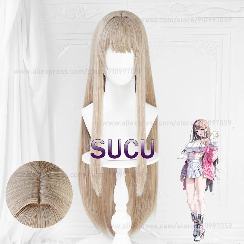 

Game Viper Cosplay Wig 90cm Long Heat Resistant Synthetic Hair Halloween COS Hair