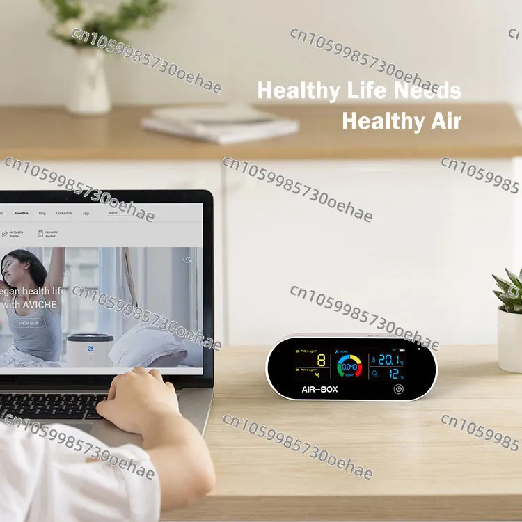 Oczyszczacz jakości powietrza w gospodarstwie domowym Temperatura i wilgotność H2, odpowiedni do PM2.5 PM1.0 HCHO