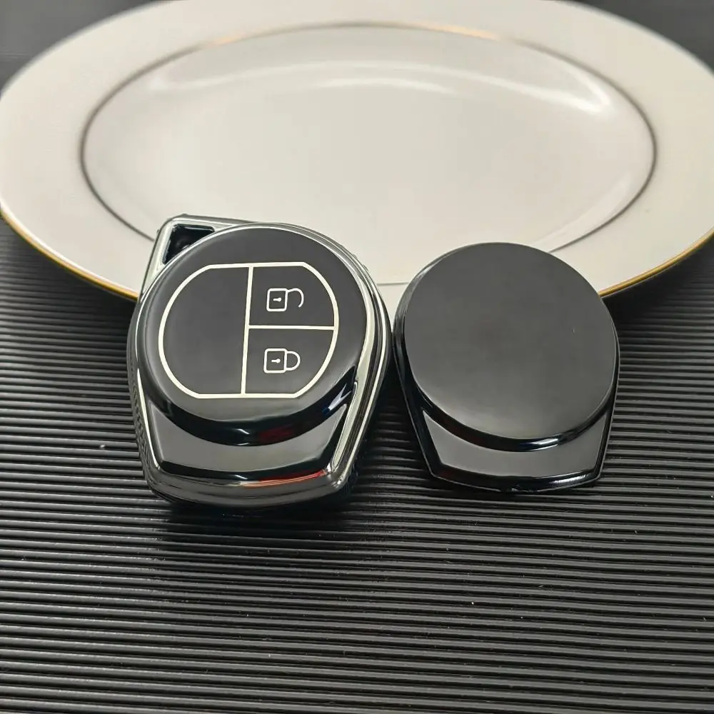 TPU Car Remote Key Case Shockproof Durable Key Cover Shell Spare Parts Fob Keychain Cover for Suzuki Swift Car Accessories