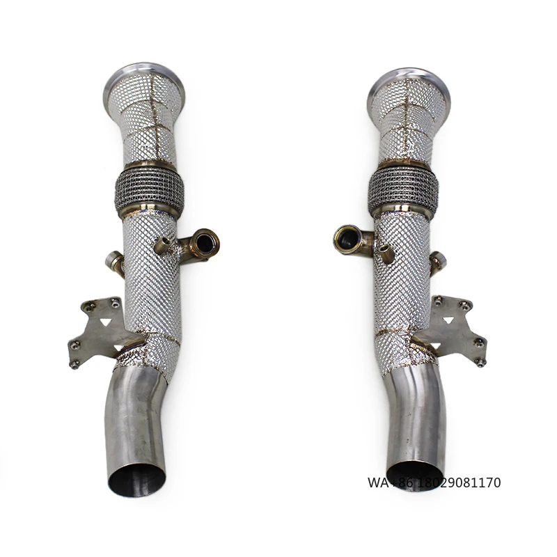 

Заводской склад: В наличии! Даунпайп для 296 GTB V6 3.0T 2021-2024 с теплозащитным экраном, из нержавеющей стали, для свободного потока, выхлопная труба.