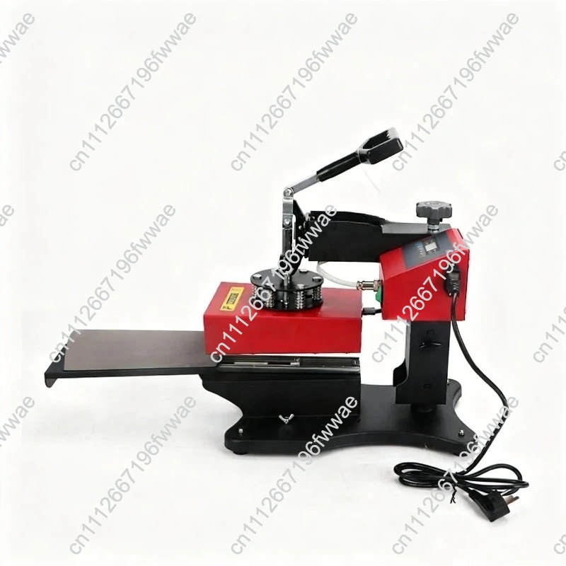 For 220V Manual Heat Press Machine for Knee Cap Sports Protective Gear Heat Transfer Printing with Pen
