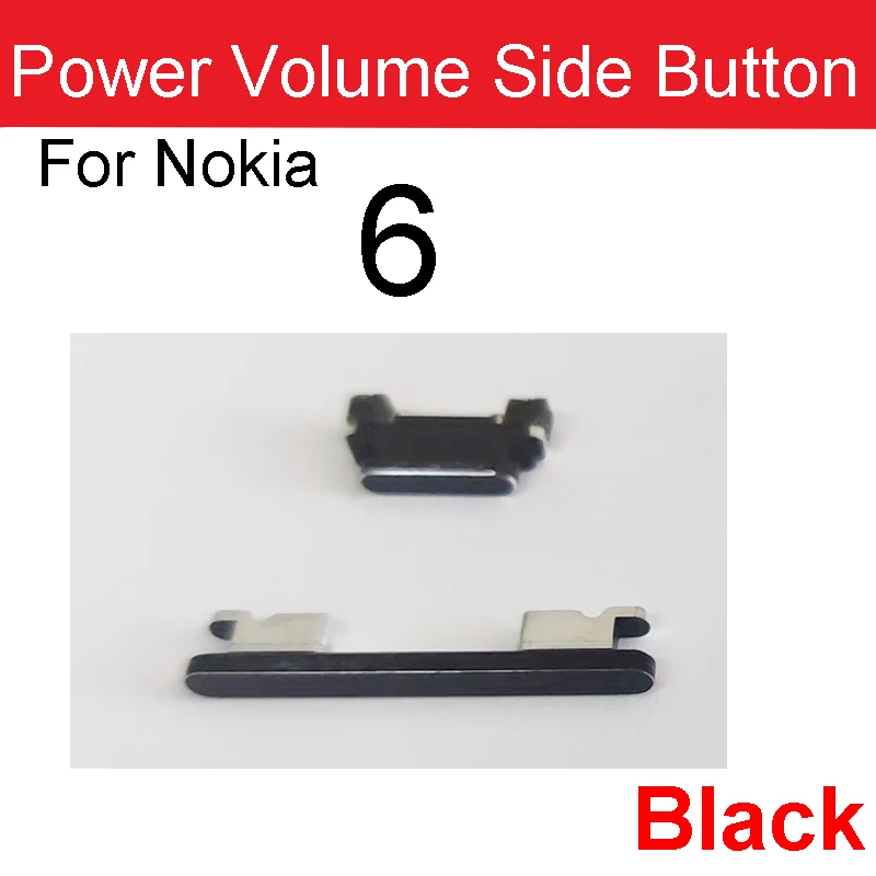 For Nokia X5 X7 6 6.1 7 Plus 8 8.1 Power Volume Buttons On Off Side Power Volume Small Button Keys Replacement Parts