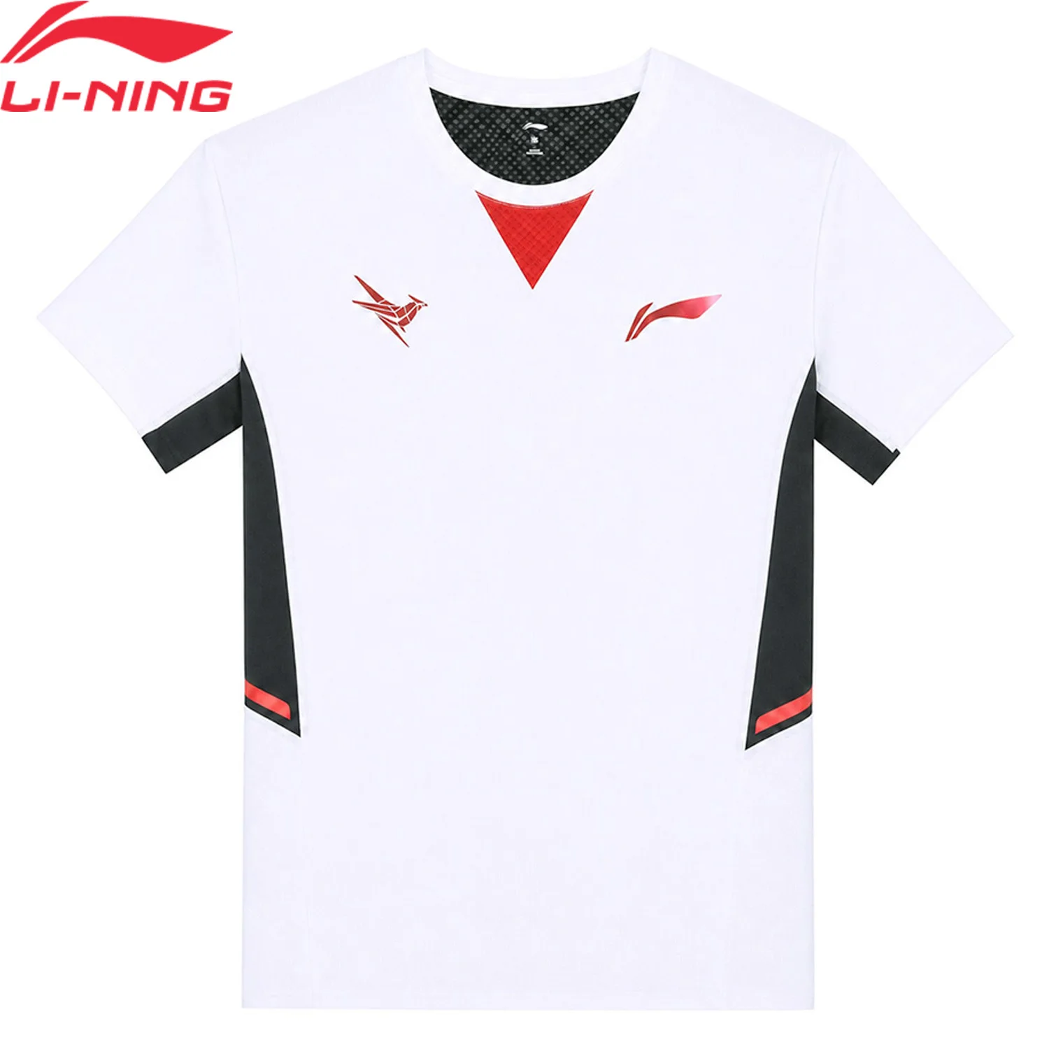 Li-Ning Men's Dragonflight Running T-shirt 83.3%Polyester 11.7%Elastane 5%Polyamide Regular Fit LiNing Sports Tee ATSW901