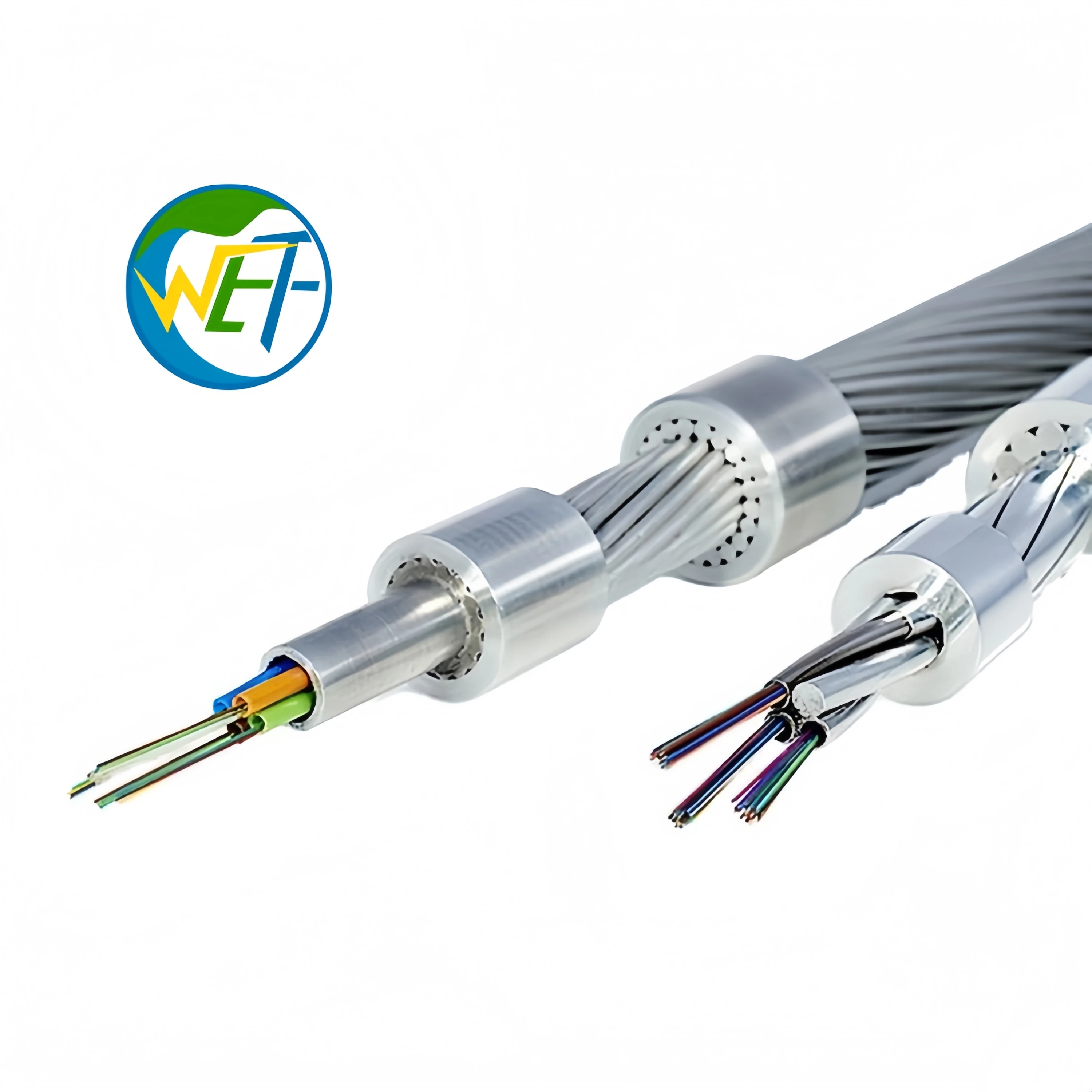 OPGW Optical Ground Wire, 36 Core G.652D Single Mode Fiber Cable, High Strength Factory Direct, IEC IEEE Certified