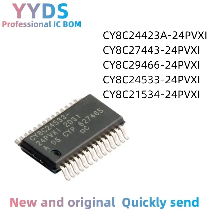 CY8C24533-24PVXI CY8C21534-24PVXI CY8C24423A-24PVXI CY8C27443-24PVXI CY8C29466-24PVXI 100%  Brand  New Original SSOP-28