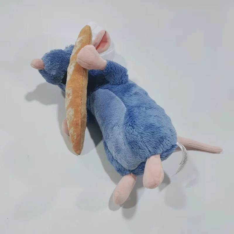 ديزني راتاتوي ريمي الفئران مع الخبز الفرنسي ألعاب من القطيفة لطيف 33 سنتيمتر ريمي ماوس محشوة اللعب أفخم الدمى هدايا للأطفال #3