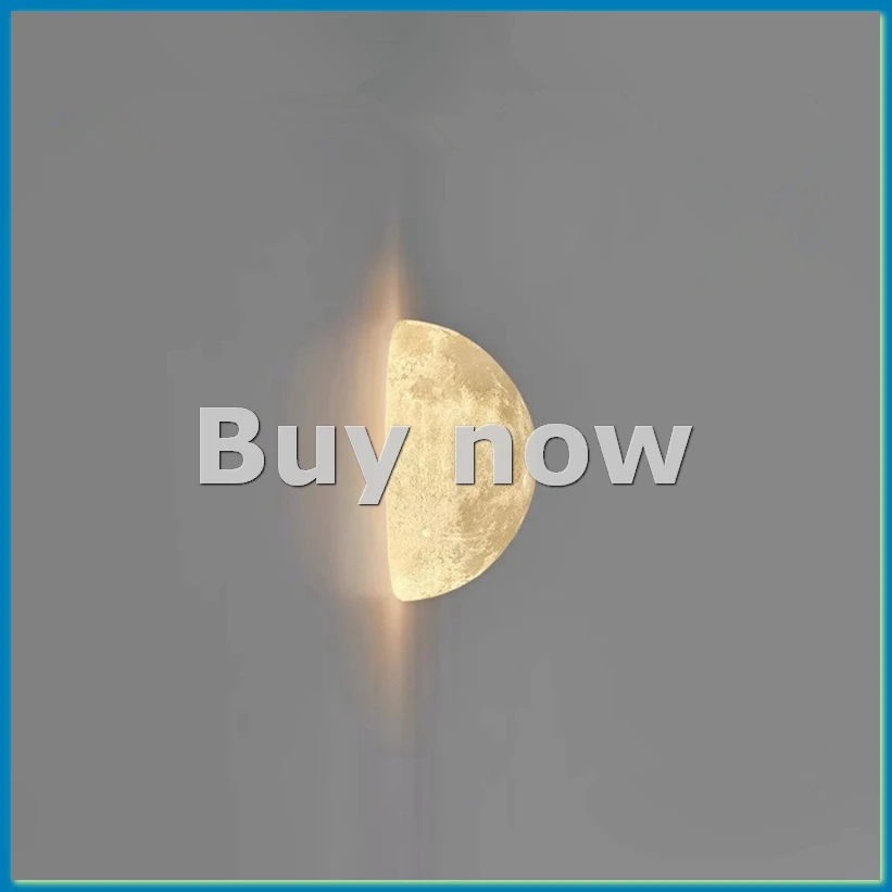 Half Circle Lunar Ceiling Light, Half Circle Wall Light, Hallway Staircase, Bedroom, Bedside, Dining Room, Wall Light-ABHG