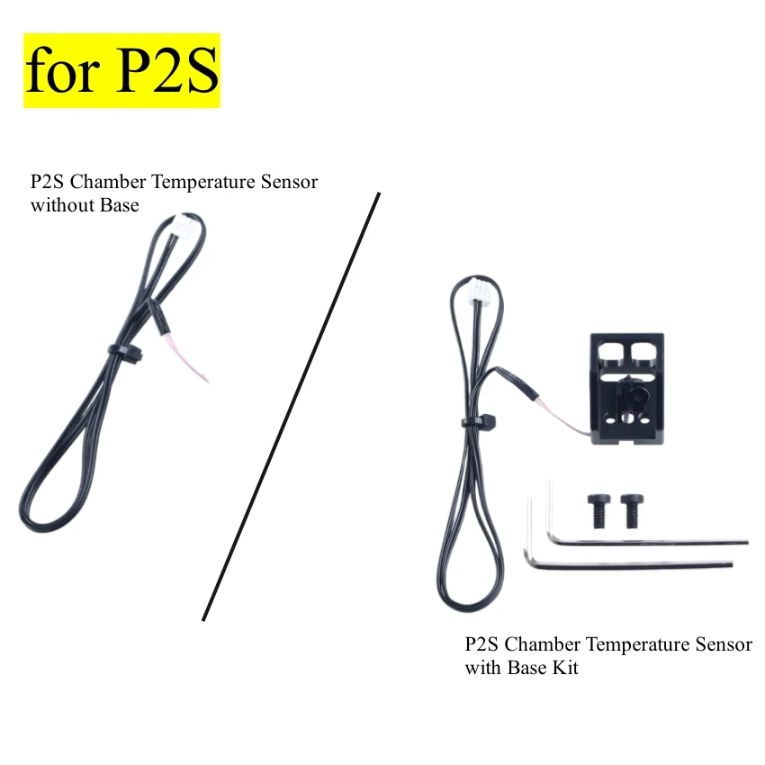For P2S Chamber Temperature Sensors with Base Kit / without Base 3D Printer Accessories