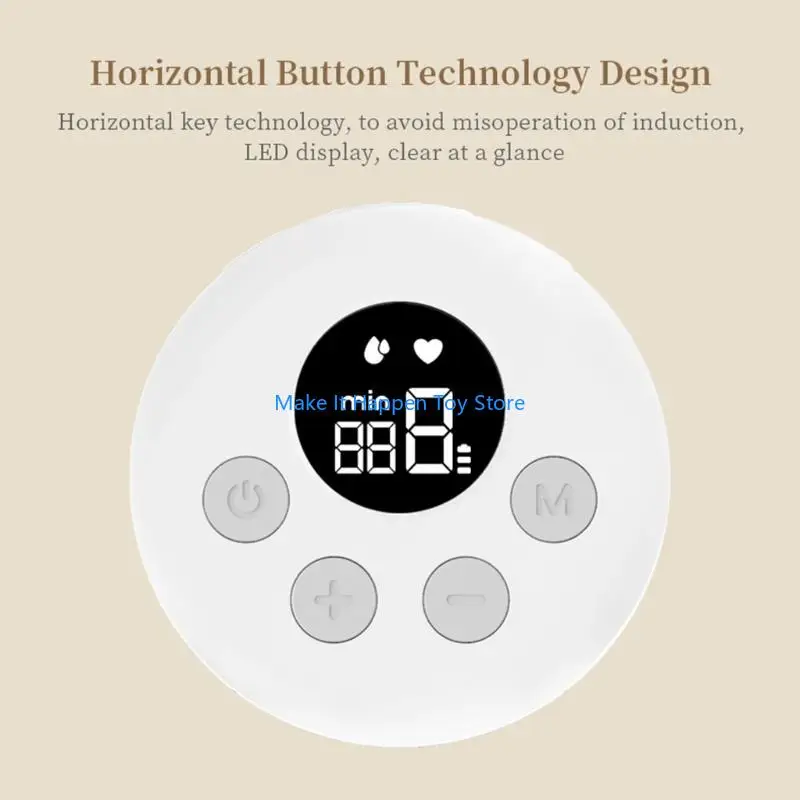 28EC Electric Breast USB Rechargable Wearable Milk Extractor Milk Collector Gift