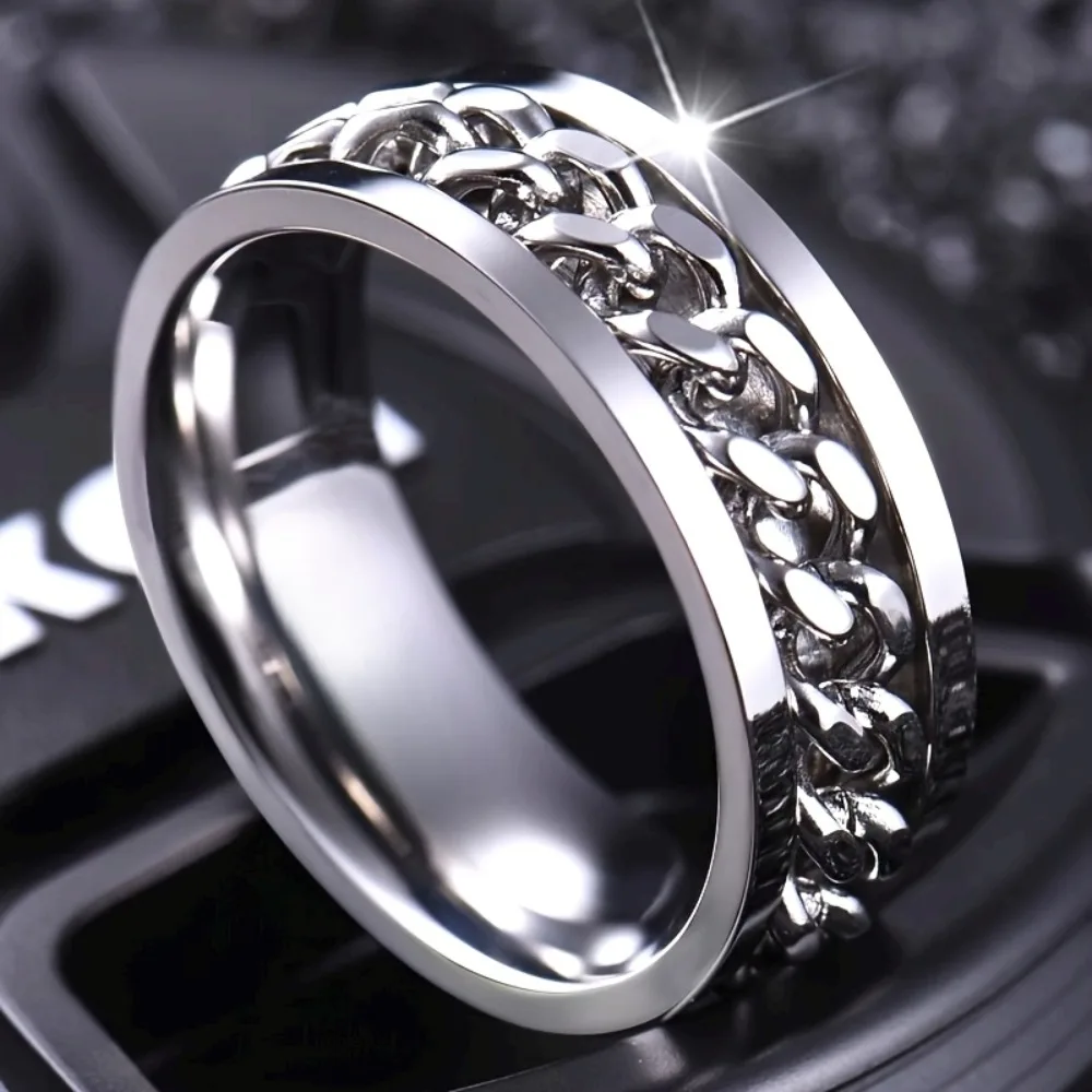 1pcs Charm Ring for Women DIY Design Chain Ring Engagement Wedding Ring Anniversary Gift Jewelry