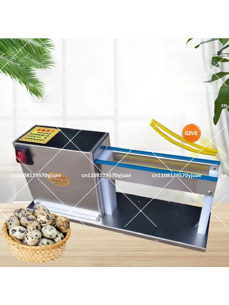 Semi-Automatic Electric Quail Egg Peeler - Stainless Steel Sheller for Easy Peeling