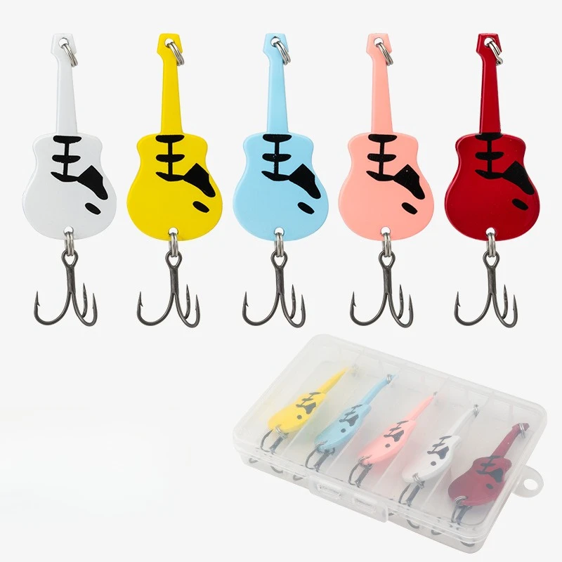 

5pcs 11g Spinner Spoon Fishing Lure Spinner Bait Spoon Fishing Trout Perch Pike Bass Lure with Treble Hook Tackle High Quality