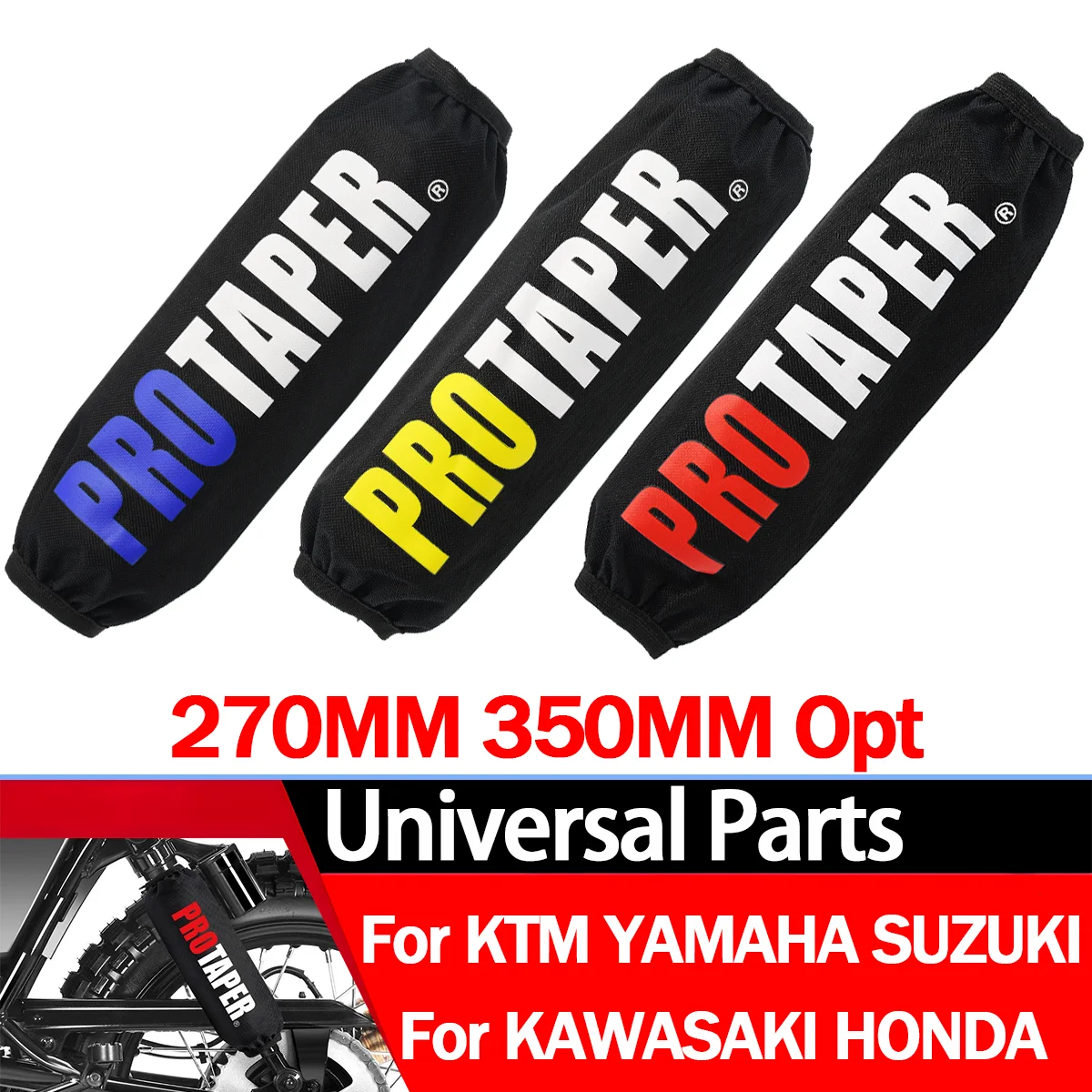 

Universal 27cm 35cm Rear Shock Absorber Suspension Protector Cover For Yamaha Motorcycle YFZ 450 Suzuki LTZ 400 Quad ATV KFX400