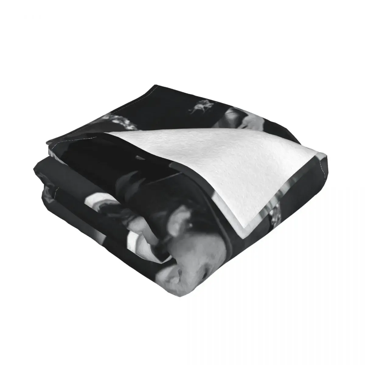 Matthew Gray Gubler Collage b&w Throw Blanket Luxury St blankets and throws Blankets