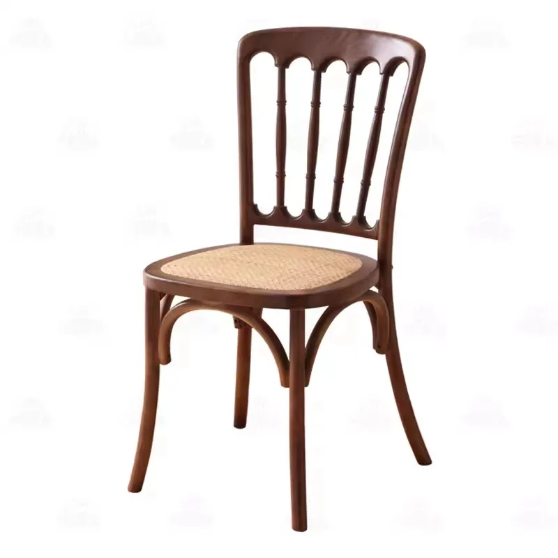 

Nordic American retro chair backrest solid wood hotel home