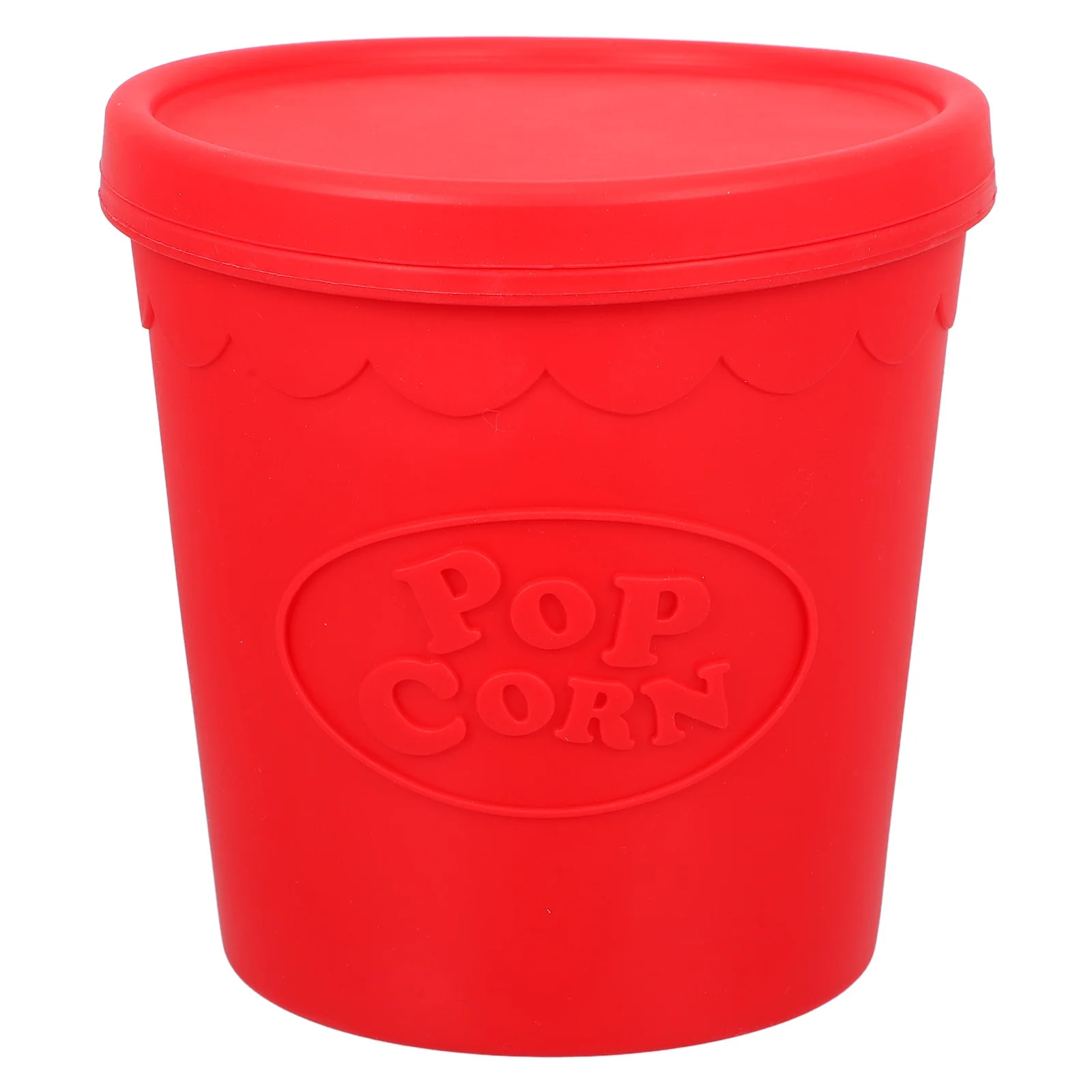 

1pc Silicone Popcorn Bucket Large Capacity Reusable Snack Container For Party Candy Ice Cream Biscuits Foldable Food Bowl