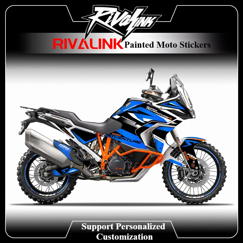 OTOM Motorcycle Graphics Decals Kit 3M Customize Anti-scratch Stickers for KTM 1290 ADV Adventure 2021-2024 Moto Full Stickers