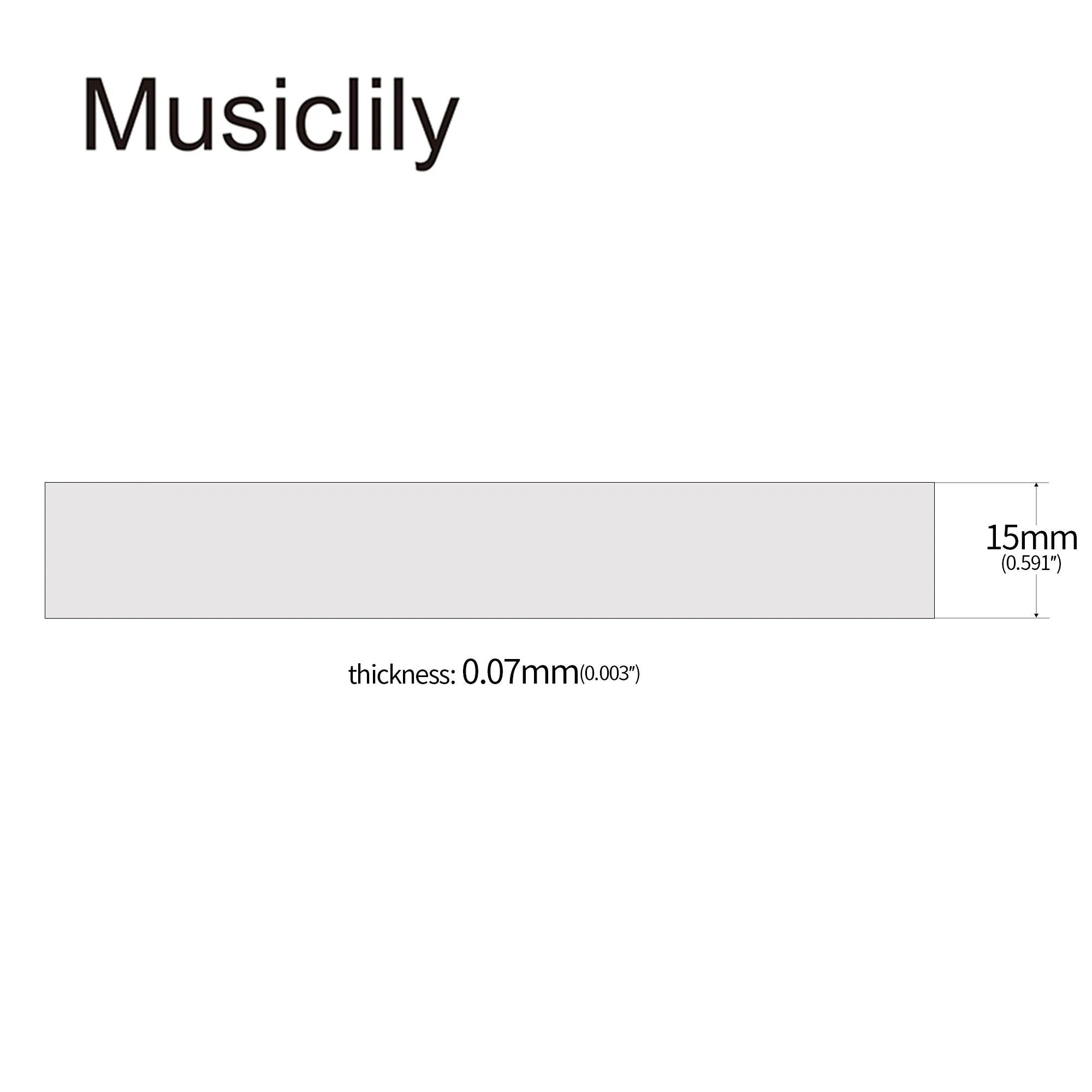 Musiclily 기본 구리 호일 테이프, 기타 베이스 및 EMI 차폐 공예용 전도성 접착제 포함, 접지 전기 수리