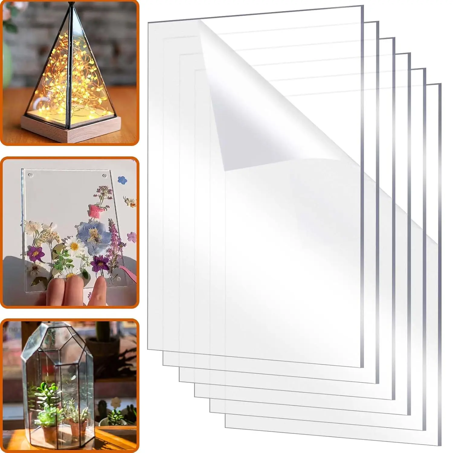 Weiyi Acrylic Sheetstransparent Plastic Cast For Signs Diy Display Projects Craft Arts Photo Frames Laser Cutting Engraving