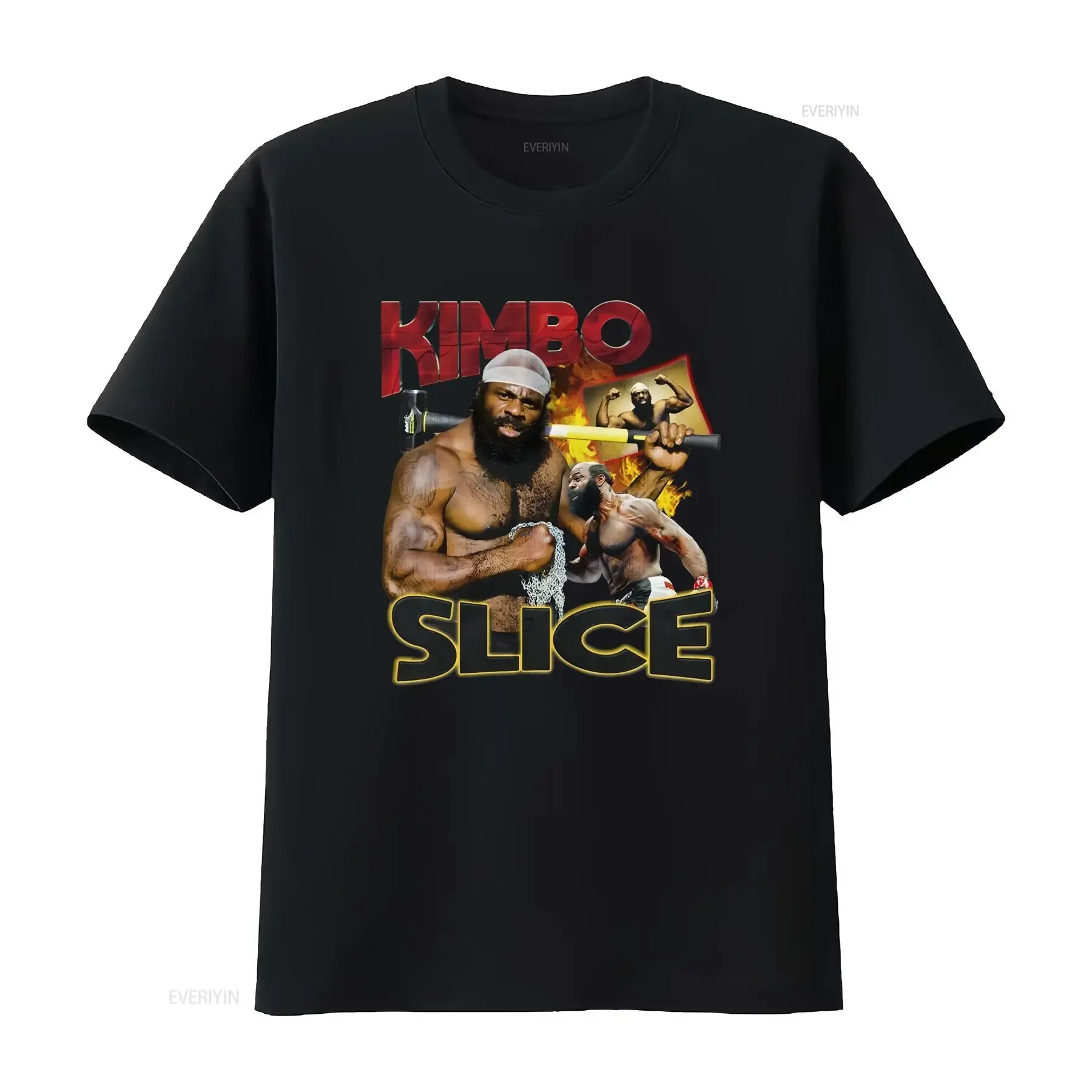 Kimbo Slice Vintage Style Rap T Shirt vintage Washed graphic Versatile Soft Stretched fashion Stylish Comfortable Breathable
