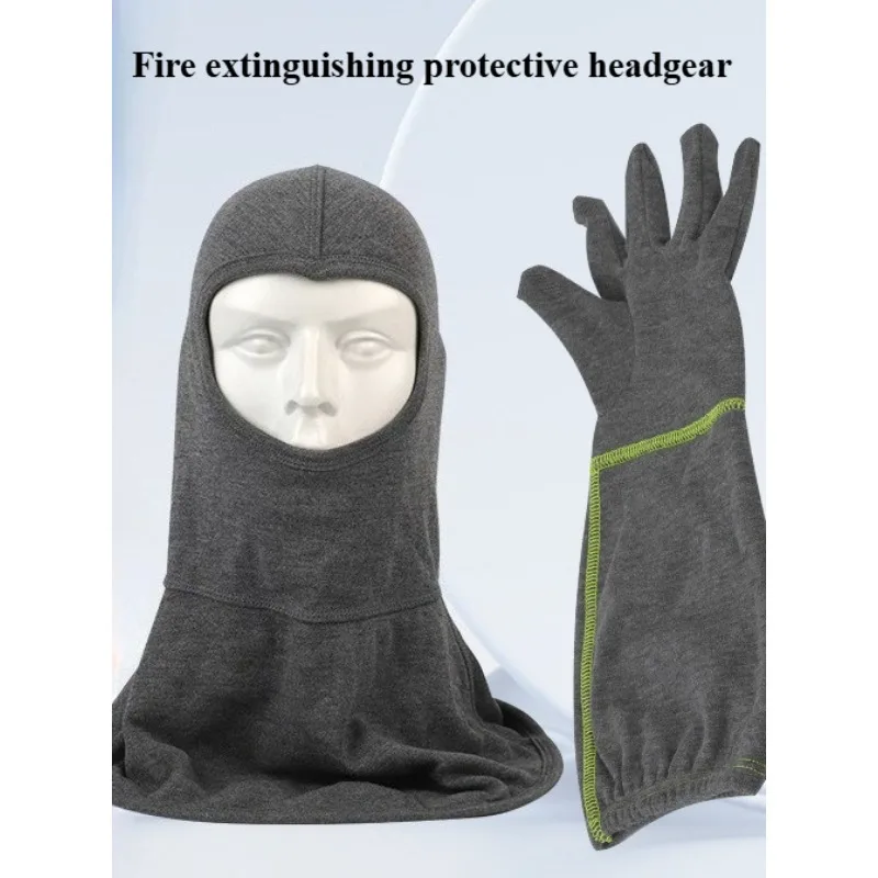 

Outdoor Fire Protection Headgear Polyimide Headgear Gloves Aramid Heat-resistant Headgear